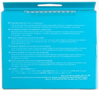 Echo Show 5 (3rd Gen) Adjustable Stand with USB-C Charging Port | Cloud Blue - Image 8