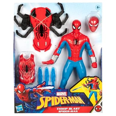Marvel Spider-Man Thwip Blast Spider-Man Action Figure with Accessories, 11-Inch-Scale Super Hero Toys for Kids Ages 4 and Up - Image 2