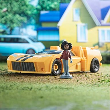 Transformers Toys EarthSpark Spin Changer Bumblebee 8-Inch Action Figure with Mo Malto 2-Inch Figure, Robot Toys for Ages 6 and Up - Image 5