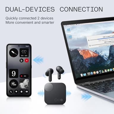 CMF Buds Pro 2 Wireless Earbuds with Smart Dial, 50dB Hybrid Noise Cancelling Earbuds Wireless Bluetooth 5.3, 11mm Bass with LDAC, 6 Hi-Res Audio Mics, 43H Playtime, Fast Charging Case, Dark Grey - Image 3