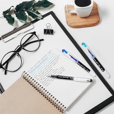 EYEYE Disposable Fountain Pens, 8 Pack Multicolor Fine Point Fountain Pens for Writing, Stainless Steel Nib, Smooth Writing for Journaling, Drafting, Sketching, Doodling & Gifts - Image 7