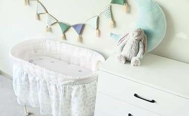 Bassinet Mattress Pad (17" x 29" x 0.8") Compatible with 4moms MamaRoo Sleep Bassinet, Waterproof Breathable Soft, Baby Foam with Removable Zippered Cover - Image 6