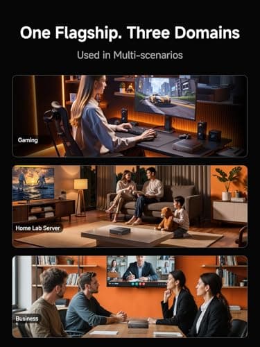 MINISFORUM MS-A2 Mini Workstation AMD Ryzen 9 9955HX(16C/32T, up to 5.4GHz) Barebone Mini PC, HDMI/2xUSB-C Triple Display Mini PC, 2x2.5G LAN Port|10G SFP+ Port, Support M.2 2280/22110/U.2 SSD - Image 8