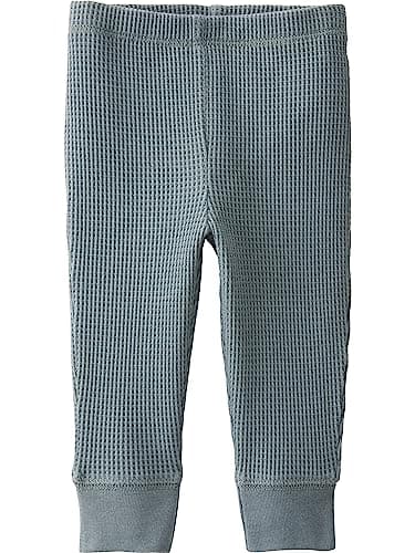 little planet by carter's Baby 2-piece Set made with Organic Cotton, Aqua Slate, NB - Image 2