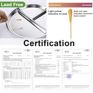 BUSOHA 3 Pack Stainless Steel Kids Plate with Suction - 9” Divided Toddler Baby Plates with Silicone Sleeves Non-Slip 2-in-1 Anti Breakage Metal Toddler Bowls Microwave Dishwasher Safe - Image 3