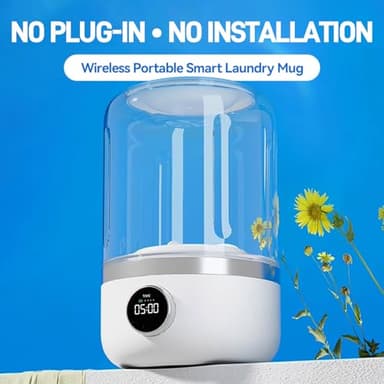 Ye02 Underwear Washer, 2025 New mini portable washing machine, for Bras/Underwear/Socks, Rechargeable Cordless Mini Washing Machine for Home, Apartment, Camping, Travel - Image 2