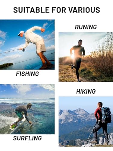 TACVASEN Running Shirts for Men Long Sleeve UV Protection 1/4 Zip Shirts for Athletic Summer Tops for Mens Rash Guard Golf T-Shirts Orange M - Image 7