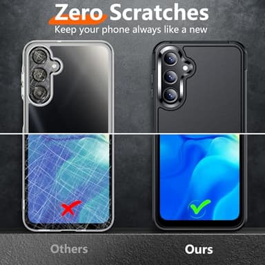 Red2Fire Designed for Samsung Galaxy A16 5G Case, [Military Grade Drop Protection] Non-Slip Heavy Duty Full Body Shockproof Protection Phone Case Galaxy A16 5G Case,Black - Image 6