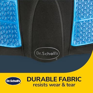 Dr. Scholl's Massaging Gel Posterior Seat Cushion for Car, Office, Home — Black - Image 10