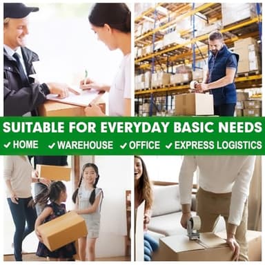 HERKKA Clear Packing Tape, 36 Rolls Heavy Duty Packaging Tape for Shipping Packaging Moving Sealing, Thicker Clear Packing Tape, 1.88 inches Wide, 65 Yards Per Roll, 2340 Total Yards - Image 7