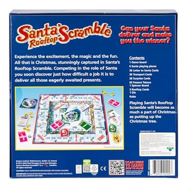Santa's Rooftop Scramble is A Family Board Game Full of The Magic of Christmas Where Players Act As Santa, Collect and Deliver Presents to The Right Houses, for 2-6 Players, Ages 5+ - Image 4