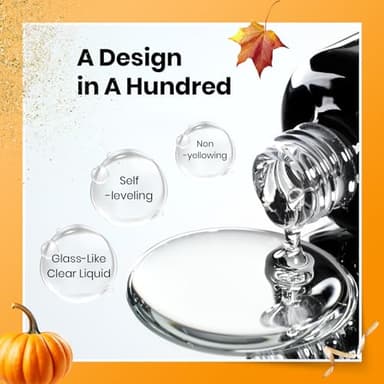 Beetles Blooming Gel 15ml Clear Uv Led Blossom Fall Halloween Nails Gel Polish for Spreading Effect Marble Natural Stone Watercolor Floral Print Soak off Diy Nail Art Design Manicure Gift for Women - Image 6