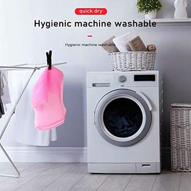 ARCH&M Exfoliating Washcloth Body Scrubber Back Scrubber for Shower Japanese Beauty Washcloth Bath Wash Cloth Korean Exfoliation Luffah Towel Net Sponge Loofah Body Scrub 3 Pack - Image 4
