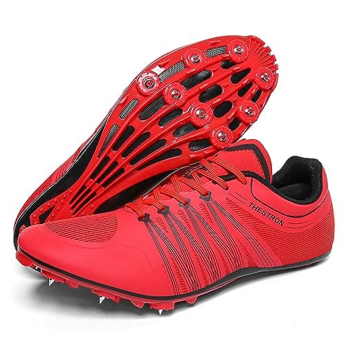 Zakey Track and Field Shoes Men Women Kids Spikes Sneakers Track Race Jumping Sneakers Girls Professional Running Nail Spikes Shoes Boys … - Image 1