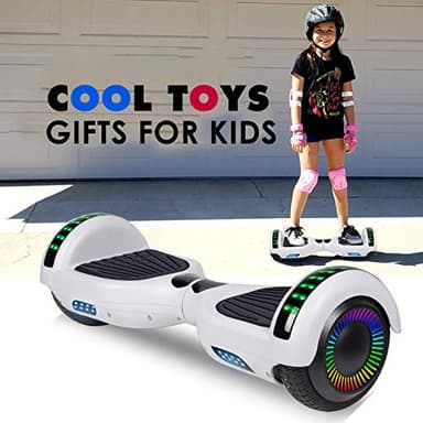 LIEAGLE Hoverboard, 6.5" Self Balancing Scooter Hover Board with Many Certified Wheels LED Lights for Kids Adults(A02 White) - Image 7