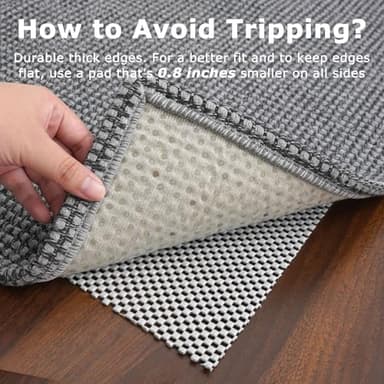 KOZYFLY Runners for Hallways 3x10 ft Washable Kitchen Runner Non Slip Rubber Backed Hallway Rugs Cotton Entryway Runner Rug Floor Carpet for Indoor Hall, Backdoor, Kitchen, Grey/Dark Grey - Image 5