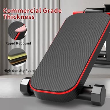 Adjustable Weight Bench,Utility Workout Bench Foldable Incline Decline Benches for Home Gym Full Body Workout,Load 330LBS - Image 6