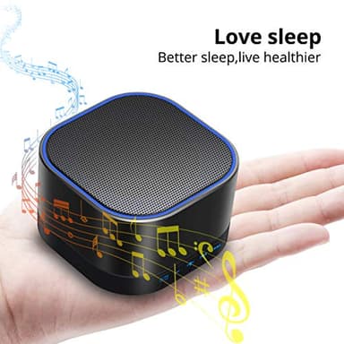 Magicteam White Noise Machine with 20 Non Looping Natural Soothing Sounds Memory Function 32 Levels of Volume Powered by AC or USB and Sleep Sound Timer Therapy for Baby Kids Adults Black - Image 8