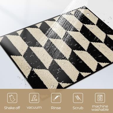 GRANNY SAYS Indoor Doormat, 24" x 36", Non-Slip Front Door Mats, Outdoor Welcome Mat Washable, Low Profile Indoor Door Mats for Entryway, Floor Inside Back Doormats - Image 6