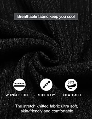 COOFANDY Men's Muscle T Shirts Stretch Short Sleeve V Neck Bodybuilding Workout Tee Shirts - Image 4