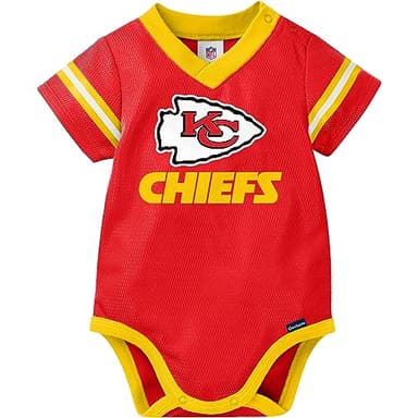 Gerber Unisex Baby Standard NFL Jersey Onesie Bodysuit, Team Color, 3-6 Months - Image 3