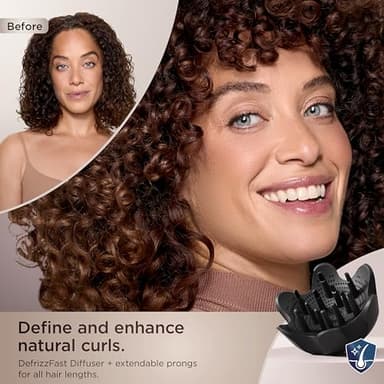 Shark SpeedStyle Pro Professional Performance High-Velocity Hair Dryer System with Scalp Shield and IQ Speed Styling & Drying Suite, Curly and Coily Hair, Lightweight, Ionic, No Heat Damage, HD732 - Image 8