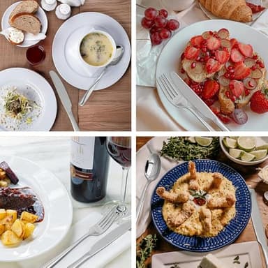 Silverware Set,18/10 Stainless Steel 12Piece Silverware Set with Knives Spoon Forks Set for Home, Kitchen and Restaurant, Mirror Polished& Dishwasher Safe - Image 5