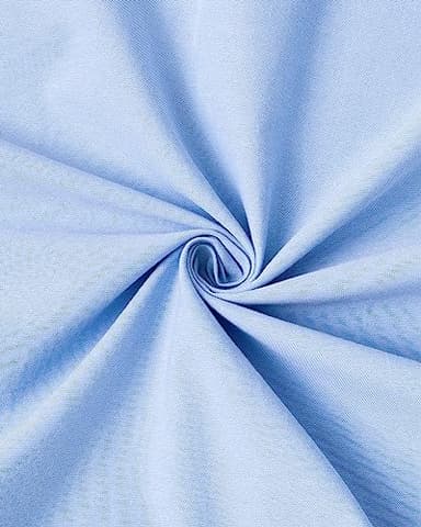 J.VER Men's Classic Oxford Button Down Shirts Solid Casual Fitted Shirt Cotton Long Sleeve Shirt with Pocket Sky Blue 3X-Large - Image 5