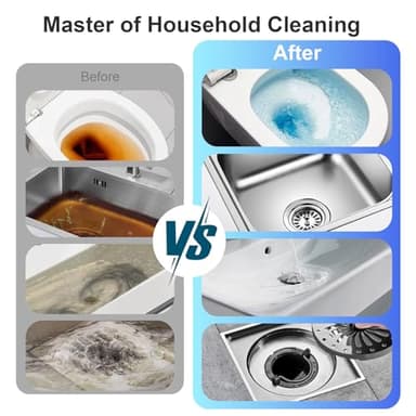 LIFMOCER Toilet Plunger Drain Clog Remover, High-Pressure Drain Unclogger - Air Plunger with Real -Time Barometer, Stainless Steel Toilet Unclogger for Clogged Bathroom, Sink, Kitchen Clogged - Image 7