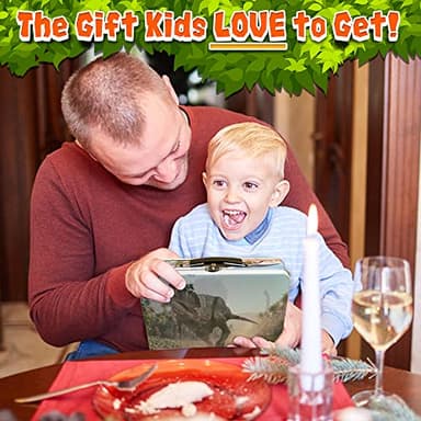 3 Bees & Me Dinosaur Toys for Kids 3-5 & 5-7 Boys & Girls - 12 6" Fun Prehistoric Animal Action Figures with Storage Box, Age 3+, Girls & Boys Dinosaur Toys for Toddlers & Kids - Image 2