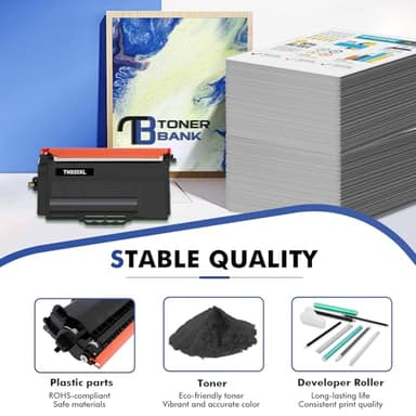 TN920XL TN920 Toner Cartridge HL-L6210DW Compatible for Brother TN 920 920XL TN-920 TN-920XL TN920XXL TN920UXXL for Brother MFC-L5915DW HL-L6210DWT L5210DN L5210DW L5210DWT High Yield Printer 2 Pack - Image 7