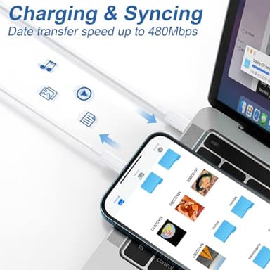 10FT Mac Book Pro Air Charger, [MFi Certified] 118W 96W 87W 61W USB C Fast Power Adapter with Long Type C Charging Cable, Compatible with MacBook Air Pro and All USB-C Devices - Image 5