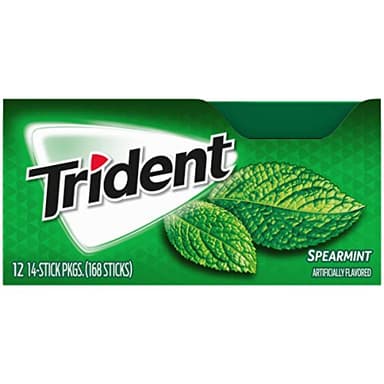Trident Spearmint Sugar-Free Chewing Gum, 12 Packs of 14 Pieces (168 Total Pieces) - Image 14