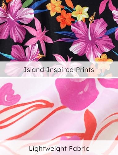 PATPAT Girls Rompers Size 3-4 Hot Pink Floral Print 2 Pack Rompers For Girls Sleeveless Halter Neck Wide Leg One Piece Spaghetti Strap Jumpsuits Shorts Matching Outfits Summer Jumpsuits - Image 5