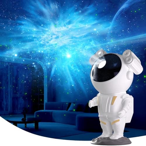 kathluce Galaxy Projector, Tiktok Astronaut Nebula Night Lights, Remote Control Timing and 360°Rotation Magnetic Head,Star Lights for Bedroom,Gaming Room Decor - Image 1