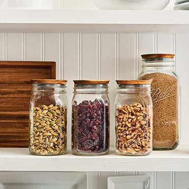 Ball® Jar Lids, 5 Pack Ball Jar Wooden Storage Lids - Image 9