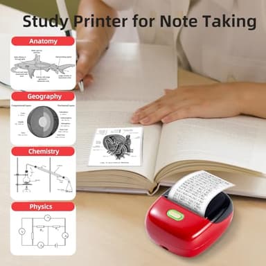 ORGSTA Sticker Printer PrintPods Mini Printer Bluetooth Portable Sticker Maker with 1 Roll Paper Thermal Inkless Label Maker Machine Impresora Portátil Instant Print for Notes, Journal, DIY, Gift - Image 2