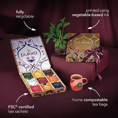 Pukka Herbal Tea Sampler, Organic Tea, Eco-friendly, Self Care Gift Box, 45 Tea Bags, 9 Flavors - Image 6