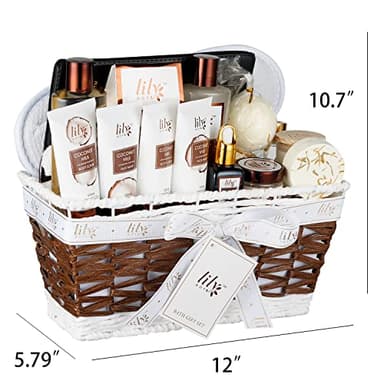 Gifts For Women Gift Basket for Women–18Pcs Bath and Body Gift Set for Mom Spa Basket Set Spa Kit Bath & Body Gifts Set | Self Care, Birthday, Christmas, Mothers Day Bath Gift Baskets Set for Her - Image 8