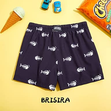 BRISIRA Boys Swim Trunks Bathing Suit Compression Boxer Brief Liner Swim Shorts Swimsuit Anti-Chafe Toddler Kids Youth Teen - Image 2