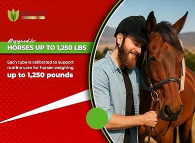 Ivermectin Horse Paste 1.87% – Apple Flavored – 6.08g Tube – for Horses Up to 1250 lb - Image 4