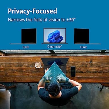 Kensington MagPro™ Magnetic Laptop Privacy Screen 16 inch, Removable 16:10 Laptop Privacy Filter Shield, Anti-Glare, Blue Ray Reduction, Compatible with HP/Dell/Acer/Asus/Lenovo (K55256WW) - Image 4