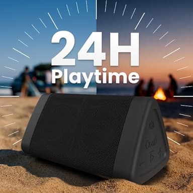 OontZ Angle 3 Portable Bluetooth Speaker 5.4, 2 Pack - 12W Sound, 24-Hr Battery, 100ft Wireless Range, IPX5 Water-Resistant, Budget-Friendly Small Speaker for Travel, Outdoor & Home (Black) - Image 2