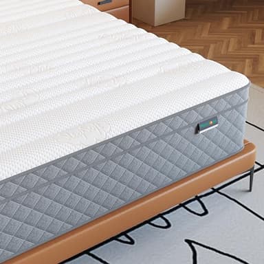 PurrJoys Firm Queen Mattress, 12 Inch Queen Bed Mattress in a Box，Cooling-Gel Memory Foam&Pocket Spring Hybrid, CertiPUR-US Certified, Firm - Image 3