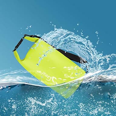 OMGear Waterproof Dry Bag Backpack Waterproof Phone Pouch 40L/30L/20L/10L/5L Floating Dry Sack for Kayaking Boating Sailing Canoeing Rafting Hiking Camping Outdoors Activities (Bright Yellow,30L) - Image 6