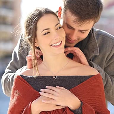 Iefil Unique Rose Heart Initial Necklace, 925 Sterling Silver Rose Love Heart Initial W Necklace Jewelry, Gifts for Her, Anniversary Birthday Gifts for Women - Image 2