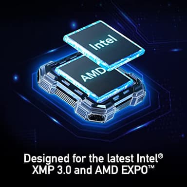 Lexar 32GB (2x16GB) ARES RGB DDR5 RAM 6800MT/s CL34 1.4V Desktop Memory - Intel XMP 3.0 & AMD Expo Compatible, Black (LD5U16G68C34LA-RGD) - Image 8