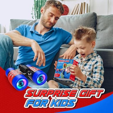 Binoculars Toys for Kids Ages 3-8: Spidolapse Outdoor Adventure Toy with Bird Watching Guide for 4 5 6 7 8 Year Old Boys Girls Birthday Gifts Toddler Travel Camping Binoculars Toy Age 4-6 - Image 6