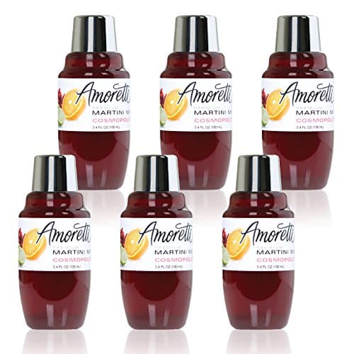 Amoretti Premium Martini Cocktail Mix Minis, Cosmopolitan, 3.4 Fluid Ounce - Image 1