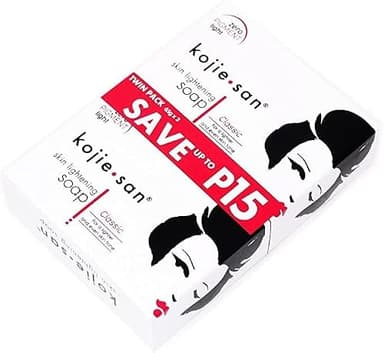 Kojie San Skin and Body Brightening Soap - Original Kojic Acid, Dark Spot Remover Bar Soap with Glycerin & Tea Tree Oil - 65g x 2 Bars - Image 3